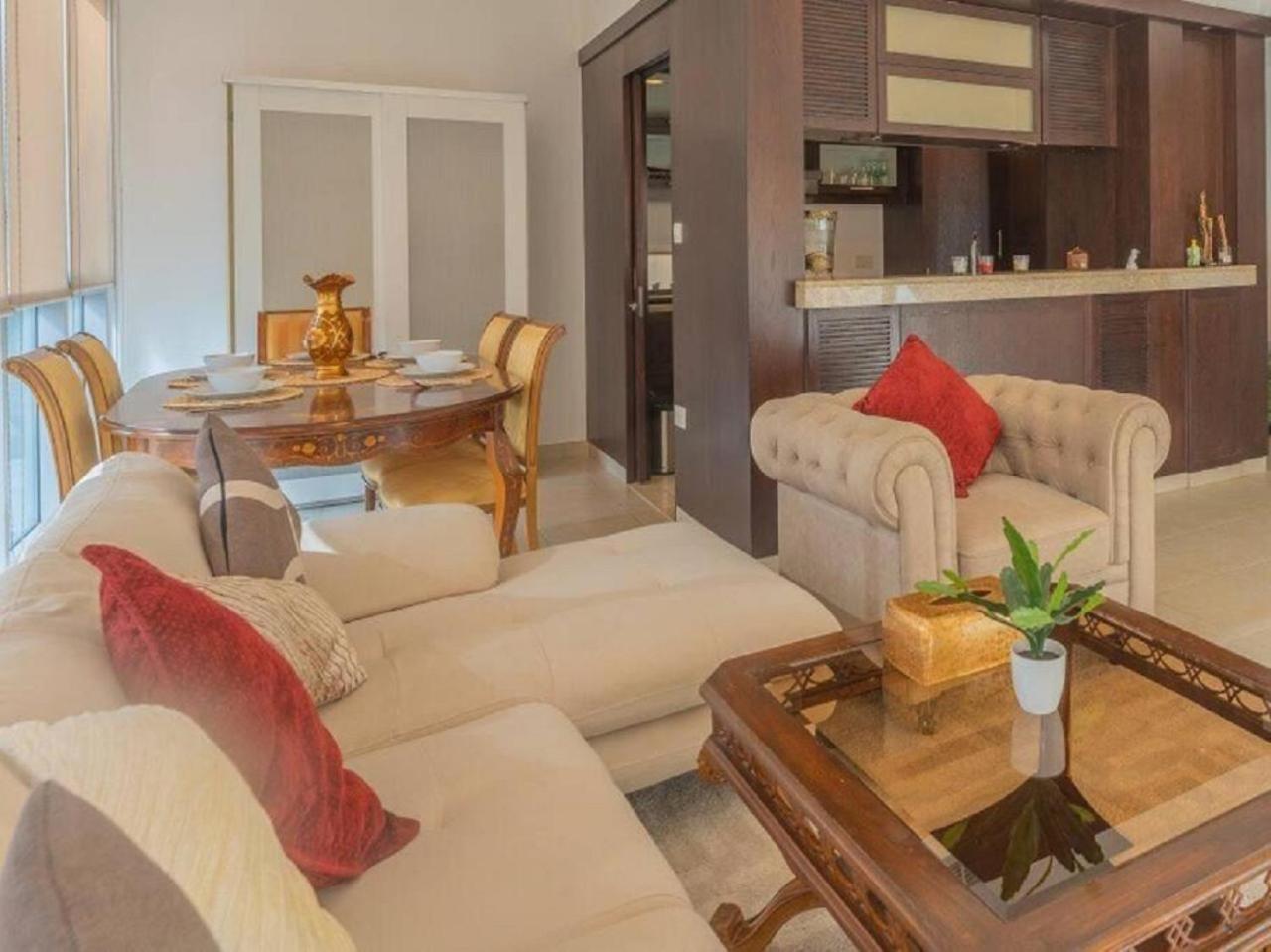 Elegant Apartment Overlooking Dubai Mall Fountain. Exterior foto
